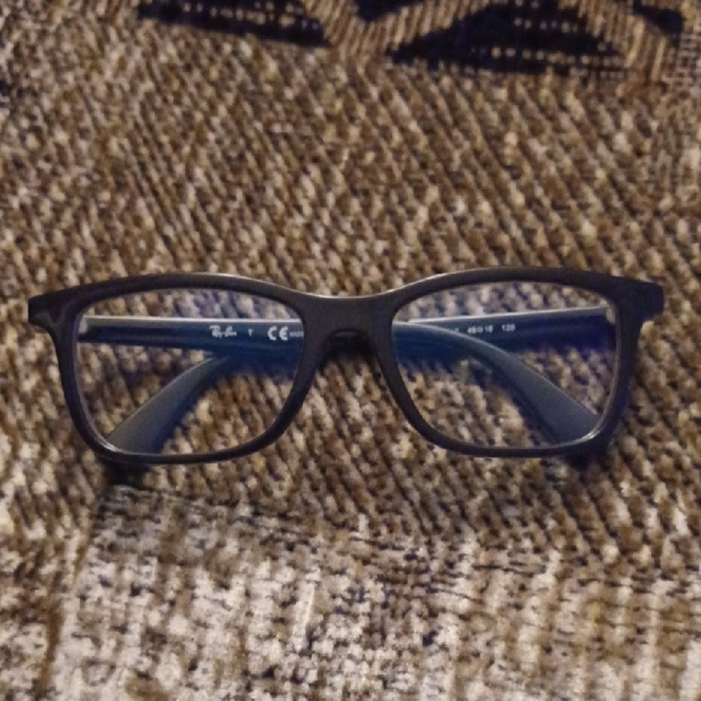 4/$40 Ray-Ban Matte Black Eyeglasses